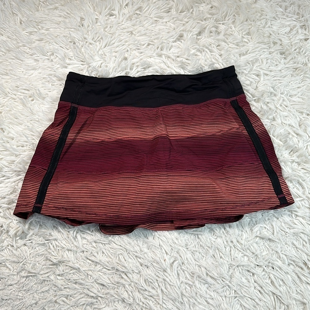 Lululemon Pace Rival Skirt (Regular) Simply Radiant Pink Paradise Black / Black